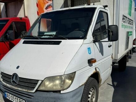 Белый Мерседес Sprinter, объемом двигателя 2.15 л и пробегом 650 тыс. км за 5500 $, фото 1 на Automoto.ua