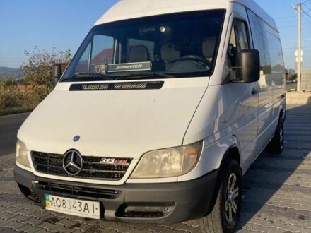Белый Мерседес Sprinter, объемом двигателя 2.1 л и пробегом 396 тыс. км за 8500 $, фото 1 на Automoto.ua