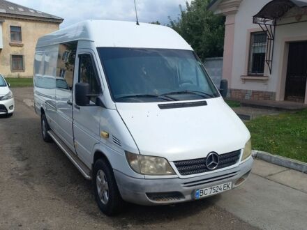 Белый Мерседес Sprinter, объемом двигателя 2.2 л и пробегом 80 тыс. км за 13500 $, фото 1 на Automoto.ua