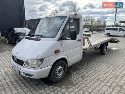 Белый Мерседес Sprinter, объемом двигателя 2.15 л и пробегом 460 тыс. км за 14500 $, фото 1 на Automoto.ua