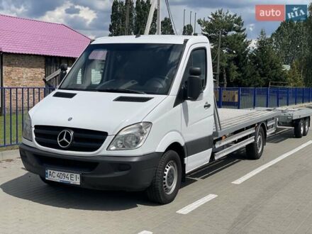 Белый Мерседес Sprinter, объемом двигателя 2.15 л и пробегом 625 тыс. км за 15000 $, фото 1 на Automoto.ua