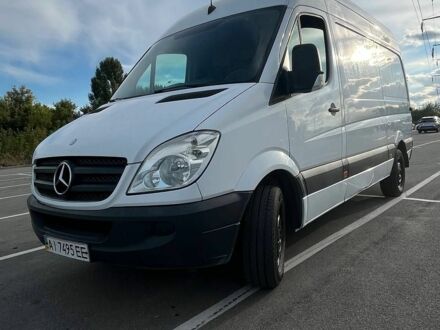 Белый Мерседес Sprinter, объемом двигателя 2.15 л и пробегом 413 тыс. км за 9700 $, фото 1 на Automoto.ua