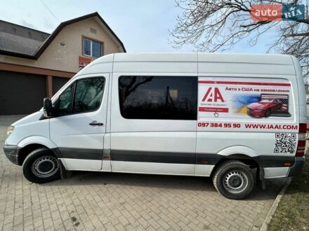 Белый Мерседес Sprinter, объемом двигателя 2.15 л и пробегом 550 тыс. км за 7600 $, фото 1 на Automoto.ua