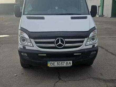 Белый Мерседес Sprinter, объемом двигателя 2.2 л и пробегом 434 тыс. км за 12500 $, фото 1 на Automoto.ua