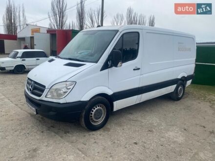 Белый Мерседес Sprinter, объемом двигателя 2.15 л и пробегом 485 тыс. км за 8500 $, фото 1 на Automoto.ua