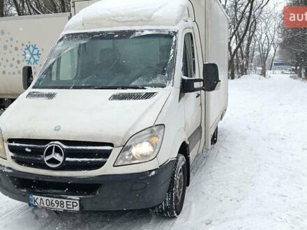 Белый Мерседес Sprinter, объемом двигателя 2.15 л и пробегом 497 тыс. км за 12800 $, фото 1 на Automoto.ua