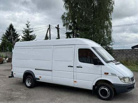 Белый Мерседес Sprinter, объемом двигателя 2.7 л и пробегом 337 тыс. км за 18500 $, фото 1 на Automoto.ua