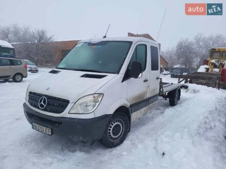 Белый Мерседес Sprinter, объемом двигателя 2.14 л и пробегом 230 тыс. км за 19800 $, фото 1 на Automoto.ua