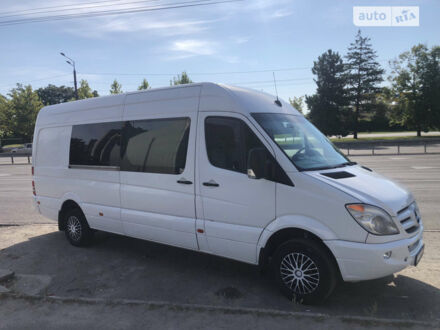Белый Мерседес Sprinter, объемом двигателя 3 л и пробегом 630 тыс. км за 16500 $, фото 1 на Automoto.ua