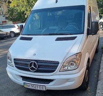 Белый Мерседес Sprinter, объемом двигателя 2.1 л и пробегом 286 тыс. км за 14000 $, фото 1 на Automoto.ua