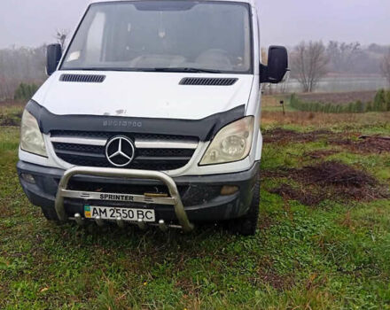 Белый Мерседес Sprinter, объемом двигателя 2.99 л и пробегом 650 тыс. км за 13500 $, фото 1 на Automoto.ua