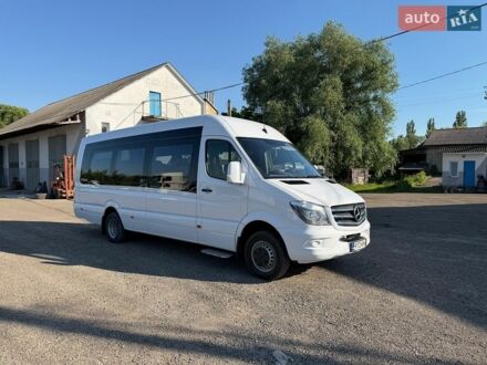 Белый Мерседес Sprinter, объемом двигателя 3 л и пробегом 200 тыс. км за 41900 $, фото 1 на Automoto.ua
