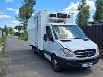 Белый Мерседес Sprinter, объемом двигателя 2.14 л и пробегом 411 тыс. км за 25800 $, фото 1 на Automoto.ua