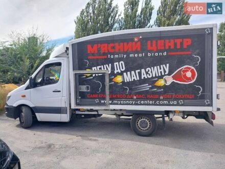 Белый Мерседес Sprinter, объемом двигателя 2.7 л и пробегом 350 тыс. км за 16500 $, фото 1 на Automoto.ua
