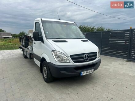 Белый Мерседес Sprinter, объемом двигателя 2.2 л и пробегом 590 тыс. км за 18000 $, фото 1 на Automoto.ua