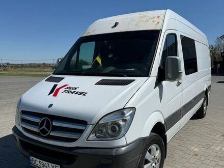 Белый Мерседес Sprinter, объемом двигателя 2.2 л и пробегом 362 тыс. км за 12800 $, фото 1 на Automoto.ua