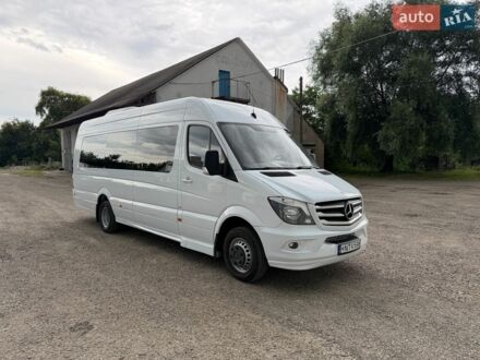 Белый Мерседес Sprinter, объемом двигателя 3 л и пробегом 481 тыс. км за 56500 $, фото 1 на Automoto.ua