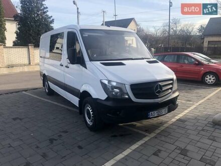 Белый Мерседес Sprinter, объемом двигателя 2.14 л и пробегом 216 тыс. км за 16900 $, фото 1 на Automoto.ua