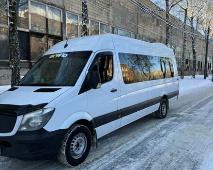 Белый Мерседес Sprinter, объемом двигателя 2.14 л и пробегом 446 тыс. км за 38000 $, фото 1 на Automoto.ua