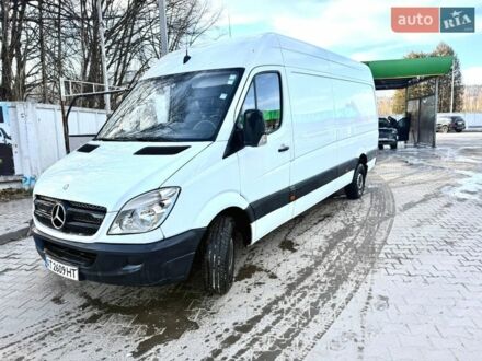 Белый Мерседес Sprinter, объемом двигателя 2.2 л и пробегом 301 тыс. км за 15300 $, фото 1 на Automoto.ua