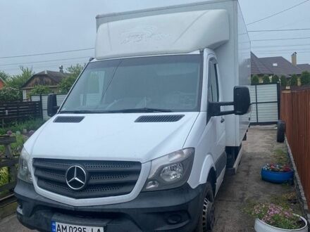 Белый Мерседес Sprinter, объемом двигателя 2.14 л и пробегом 335 тыс. км за 22200 $, фото 1 на Automoto.ua