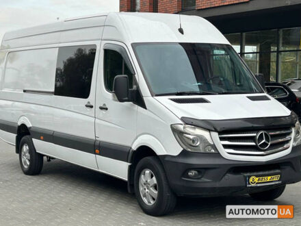 Белый Мерседес Sprinter, объемом двигателя 3 л и пробегом 527 тыс. км за 25000 $, фото 1 на Automoto.ua