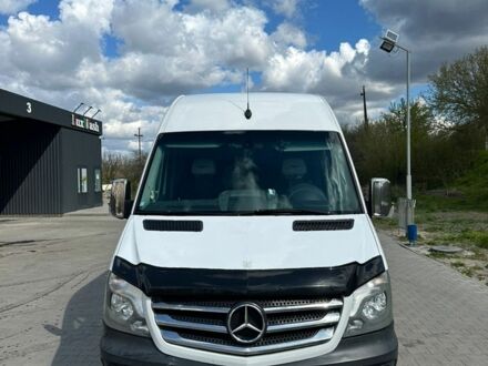 Белый Мерседес Sprinter, объемом двигателя 2.2 л и пробегом 480 тыс. км за 21500 $, фото 1 на Automoto.ua