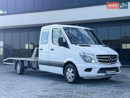 Белый Мерседес Sprinter, объемом двигателя 3 л и пробегом 466 тыс. км за 25800 $, фото 1 на Automoto.ua