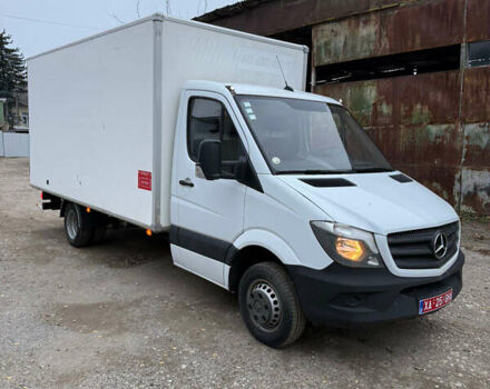 Белый Мерседес Sprinter, объемом двигателя 2.2 л и пробегом 112 тыс. км за 25545 $, фото 1 на Automoto.ua