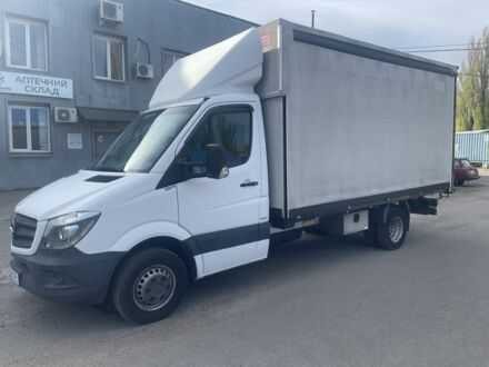 Белый Мерседес Sprinter, объемом двигателя 3 л и пробегом 270 тыс. км за 21999 $, фото 1 на Automoto.ua