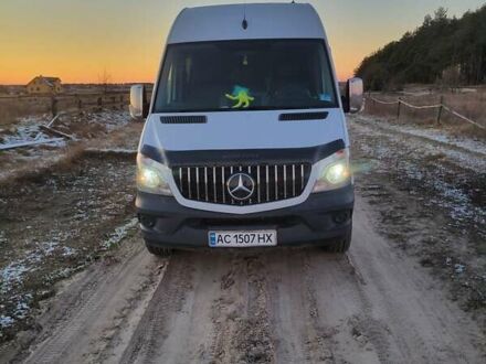 Белый Мерседес Sprinter, объемом двигателя 2.2 л и пробегом 270 тыс. км за 22500 $, фото 1 на Automoto.ua