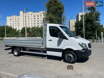 Белый Мерседес Sprinter, объемом двигателя 2.2 л и пробегом 306 тыс. км за 22200 $, фото 1 на Automoto.ua