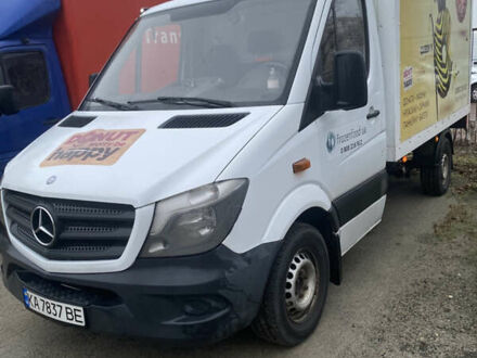Белый Мерседес Sprinter, объемом двигателя 2.1 л и пробегом 383 тыс. км за 14500 $, фото 1 на Automoto.ua