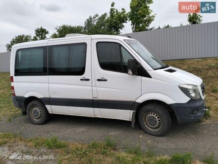 Белый Мерседес Sprinter, объемом двигателя 2.14 л и пробегом 100 тыс. км за 12000 $, фото 1 на Automoto.ua