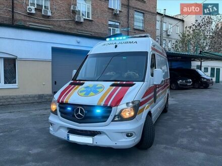 Белый Мерседес Sprinter, объемом двигателя 2.14 л и пробегом 266 тыс. км за 27999 $, фото 1 на Automoto.ua