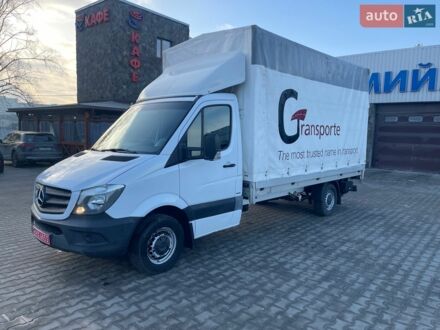 Белый Мерседес Sprinter, объемом двигателя 2.2 л и пробегом 438 тыс. км за 19150 $, фото 1 на Automoto.ua