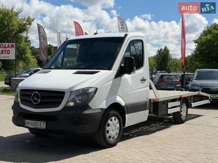 Белый Мерседес Sprinter, объемом двигателя 2.2 л и пробегом 395 тыс. км за 17555 $, фото 1 на Automoto.ua
