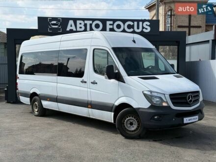 Белый Мерседес Sprinter, объемом двигателя 2.14 л и пробегом 350 тыс. км за 25990 $, фото 1 на Automoto.ua
