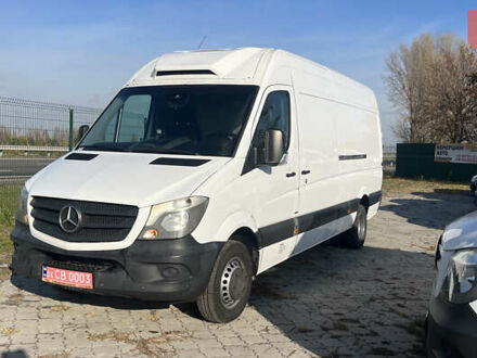 Белый Мерседес Sprinter, объемом двигателя 2.2 л и пробегом 307 тыс. км за 20100 $, фото 1 на Automoto.ua