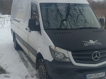 Белый Мерседес Sprinter, объемом двигателя 2.1 л и пробегом 370 тыс. км за 22500 $, фото 1 на Automoto.ua