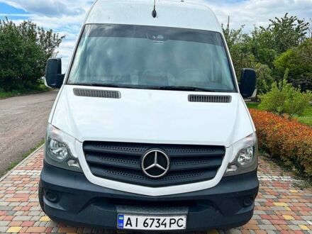 Белый Мерседес Sprinter, объемом двигателя 3 л и пробегом 329 тыс. км за 34500 $, фото 1 на Automoto.ua