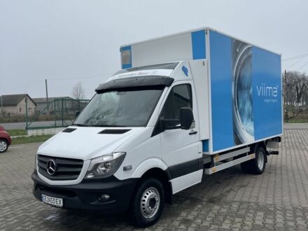 Белый Мерседес Sprinter, объемом двигателя 3 л и пробегом 300 тыс. км за 29500 $, фото 1 на Automoto.ua
