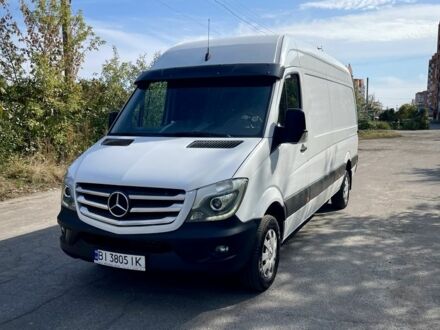 Белый Мерседес Sprinter, объемом двигателя 3 л и пробегом 492 тыс. км за 24017 $, фото 1 на Automoto.ua