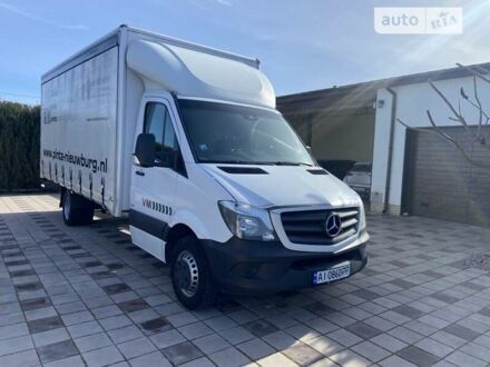 Белый Мерседес Sprinter, объемом двигателя 2.2 л и пробегом 385 тыс. км за 19800 $, фото 1 на Automoto.ua