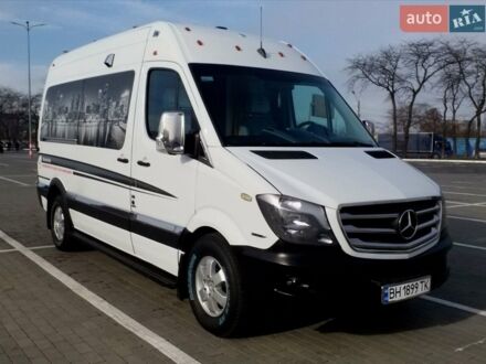 Білий Мерседес Sprinter, об'ємом двигуна 3 л та пробігом 98 тис. км за 40000 $, фото 1 на Automoto.ua