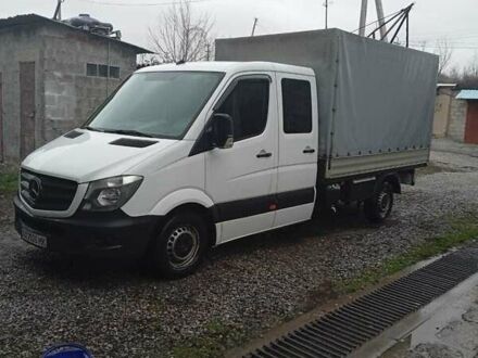 Белый Мерседес Sprinter, объемом двигателя 2.1 л и пробегом 189 тыс. км за 21500 $, фото 1 на Automoto.ua