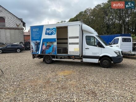 Белый Мерседес Sprinter, объемом двигателя 2.2 л и пробегом 315 тыс. км за 24800 $, фото 1 на Automoto.ua