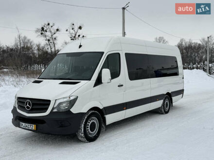Белый Мерседес Sprinter, объемом двигателя 2.14 л и пробегом 266 тыс. км за 34000 $, фото 1 на Automoto.ua
