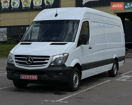 Белый Мерседес Sprinter, объемом двигателя 2.2 л и пробегом 320 тыс. км за 22400 $, фото 1 на Automoto.ua