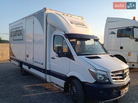 Белый Мерседес Sprinter, объемом двигателя 2.2 л и пробегом 390 тыс. км за 18600 $, фото 1 на Automoto.ua